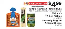 ShopRite King's Hawaiian Pretzel Buns offer