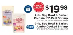 ShopRite Bowl & Basket Shrimp offer