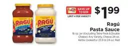 ShopRite Ragú Pasta Sauce offer
