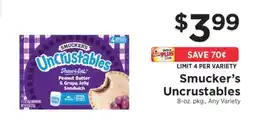 ShopRite Smucker's Uncrustables offer