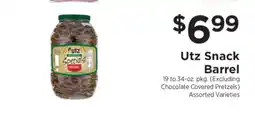 ShopRite Utz Snack Barrel offer
