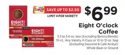 ShopRite Eight O'Clock Coffee offer