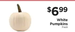 ShopRite White Pumpkins offer