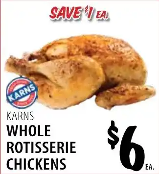 Karns Whole Rotisserie Chickens