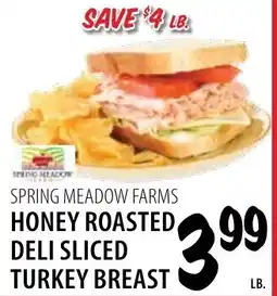Karns Spring Meadow Farms Honey Roasted Deli Sliced Turkey Breast offer