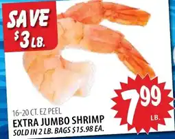 Karns Extra jumbo shrimp offer