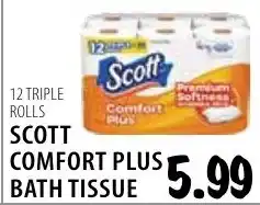 Karns Scott comfort plus bath tissue offer