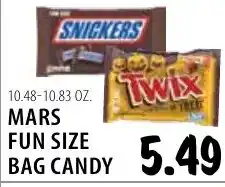 Karns Mars fun size bag candy offer