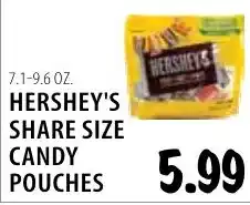Karns Hershey's share size candy pouches offer