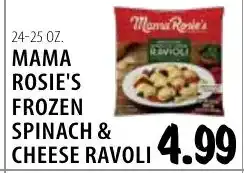 Karns Mama Rosie's frozen spinach & cheese ravoli offer