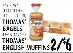 Karns Thomas' english muffins offer