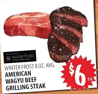 Winter Frost American Wagyu Beef Grilling Steak