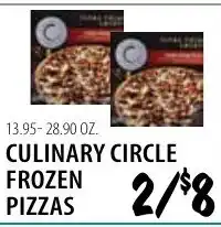 Karns Culinary Circle Frozen Pizzas offer