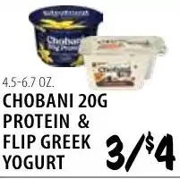 Karns Chobani 20g Protein & Flip Greek Yogurt offer