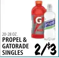 Karns Propel & Gatorade Singles offer