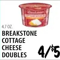 Karns Breakstone cottage cheese doubles offer