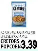 Karns Cretors popcorn offer