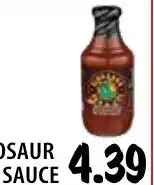 Karns Dinosaur sauce offer