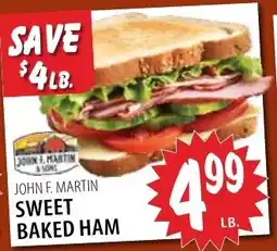 Karns John F. Martin sweet baked ham offer