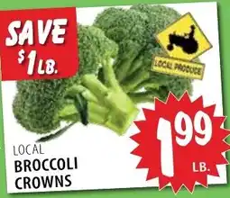 Karns Local Broccoli Crowns offer