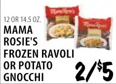Karns Mama Rosie's Frozen Ravoli or Potato Gnocchi offer