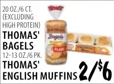Karns Thomas Bagels or Thomas' english muffins offer