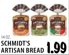 Karns Schmidt's artisan bread offer