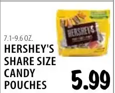 Karns Hershey's share size candy pouches offer
