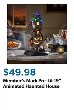 Sam's Club Member's Mark Pre-Lit 19 Animated Haunted House offer