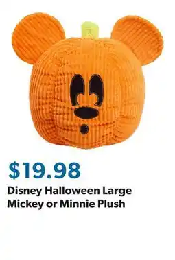 Sam's Club Disney Halloween Large Mickey or Minnie Plush offer