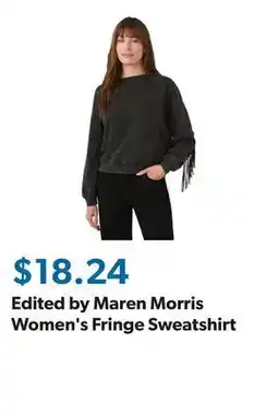 Sam's Club Edited by Maren Morris Women's Fringe Sweatshirt offer
