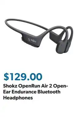 Sam's Club Shokz OpenRun Air 2 Open-Ear Endurance Bluetooth Headphones offer