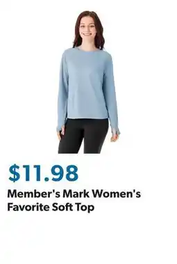 Sam's Club Member's Mark Women's Favorite Soft Top offer