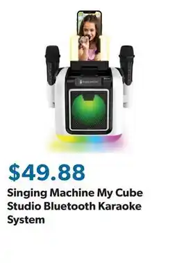 Sam's Club Singing Machine My Cube Studio Bluetooth Karaoke System offer
