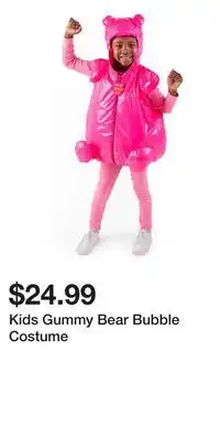 TJ Maxx Kids Gummy Bear Bubble Costume offer
