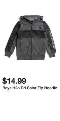 TJ Maxx Boys H2o Dri Solar Zip Hoodie offer