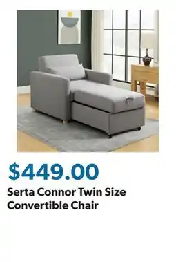 Sam's Club Serta Connor Twin Size Convertible Chair offer