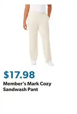 Sam's Club Member's Mark Cozy Sandwash Pant offer