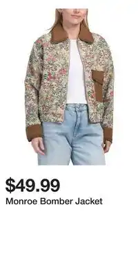 TJ Maxx Monroe Bomber Jacket offer