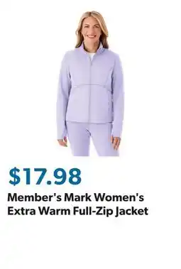 Sam's Club Member's Mark Women's Extra Warm Full-Zip Jacket offer