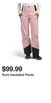TJ Maxx Kore Insulated Pants offer