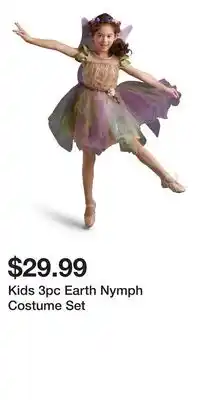 TJ Maxx Kids 3pc Earth Nymph Costume Set offer