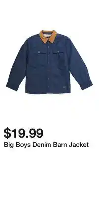 TJ Maxx Big Boys Denim Barn Jacket offer