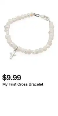 TJ Maxx My First Cross Bracelet offer