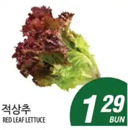 Joong Boo Market RED LEAF LETTUCE offer