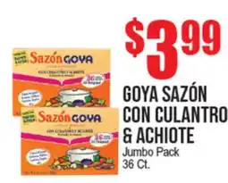 Extra Supermarket GOYA SAZÓN CON CULANTRO & ACHIOTE offer