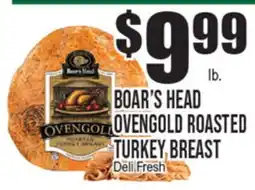 Extra Supermarket BOAR'S HEAD OVENGOLD ROASTED TURKEY BREAST offer