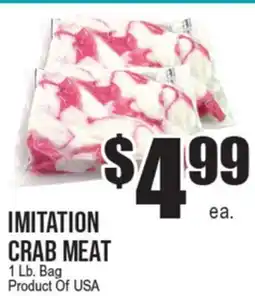 Extra Supermarket IMITATION CRAB MEAT offer