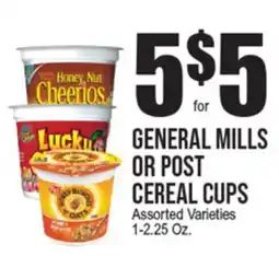 Extra Supermarket GENERAL MILLS OR POST CEREAL CUPS offer