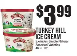 Extra Supermarket TURKEY HILL ICE CREAM offer
